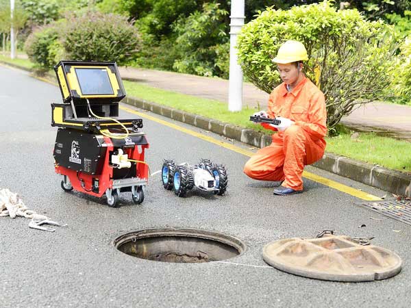 周矶办事处管道机器人检测